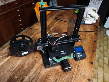 Stampante 3D Creality Ender 3 Pro + upgrade + Fili