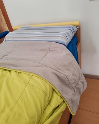 Letto con sotto armadio