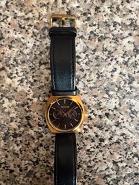 NIXON TIME TELLER DELUXE LEATHER WATCH