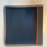 Porta cd 24 dischi chiusura con cerniera lampo