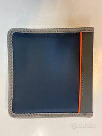 Porta cd 24 dischi chiusura con cerniera lampo