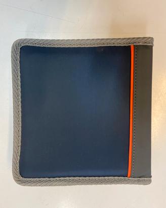 Porta cd 24 dischi chiusura con cerniera lampo