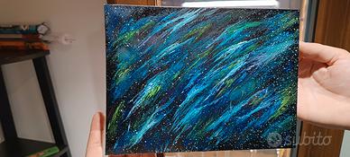 tela a olio "cielo stellato"