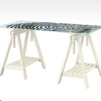 vetro temperato per scrivania