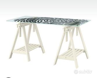 vetro temperato per scrivania