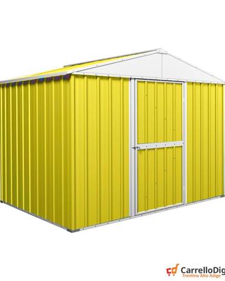 Box baracca lamiera Acciaio 275x175cm giallo