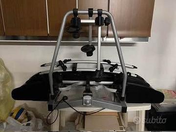 Porta bici Thule auto con gancio traino.Mai usato