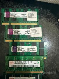 Lotto RAM Notebook DDR2 DDR3 DDR3L - Upgrade PC