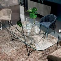 Tavolo Viadurini modello Cattelan in vetro a botte