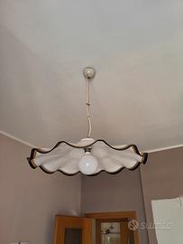 Lampadario in vetro cucina 