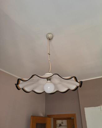 Lampadario in vetro cucina 