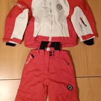 Completo da neve bambina 2/3 anni