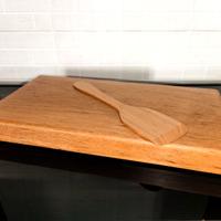 Tagliere da giardino in legno di faggio 45x25