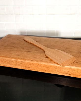 Tagliere da giardino in legno di faggio 45x25