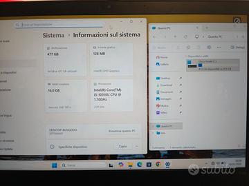Notebook Lenovo T14s, i5-10310, 16Gb Ram,512Gb SSD