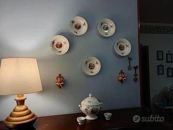 ZUPPIERA + 5 PIATTI DECORATIVI