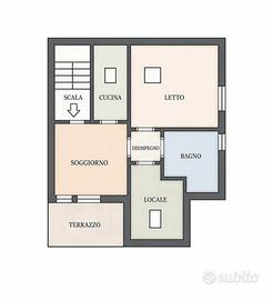 Rif.2460RA69633| mansarda rivergaro