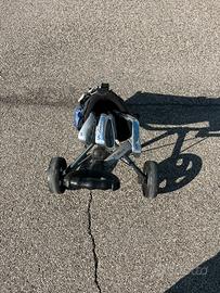 Sacca da golf bambino con mazze e carrello