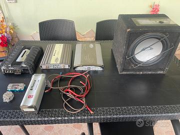 Materiale audio amplificatori sub