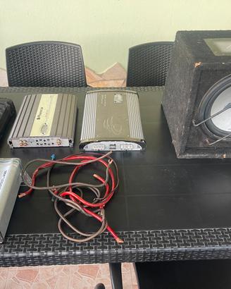 Materiale audio amplificatori sub