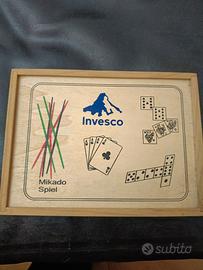 Scatola in legno 4 giochi 
