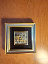 QUADRO DECORATIVO SU LASTRA DI ARGENTO