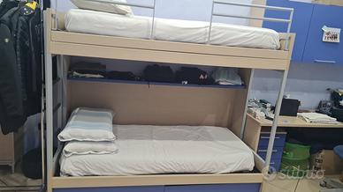 Letto a castello Zalf con cassetti