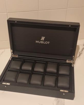 scatola porta orologio hublot 