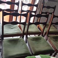 Set di 6 sedie anni '70
