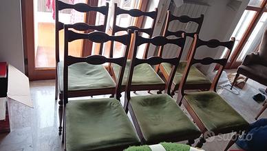 Set di 6 sedie anni '70