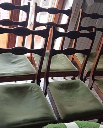 Set di 6 sedie anni '70