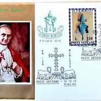VATICANO "ANNO SANTO 1975" IN LAMINA D'ORO 23K"