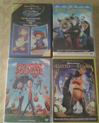 Lotto di film d'animazione in dvd