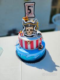 Torta scenografica pirati