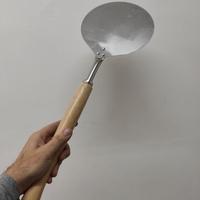 palino 20 alluminio manico corto legno girapizza