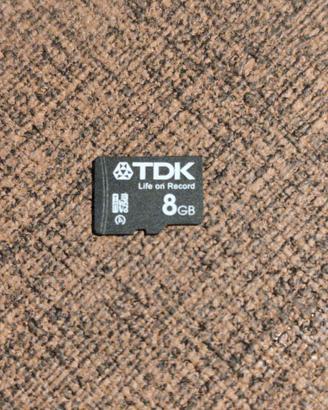 micro sd 8 GB TDK 