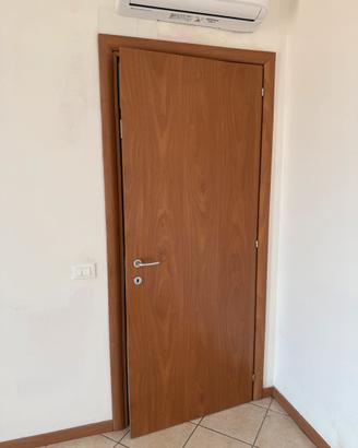 Porte battenti color noce