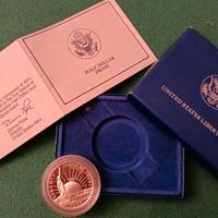 LA MONETA DELLA LIBERTA'  MEZZO DOLLARO USA 1986