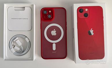 iPhone 13 + Scatola originale, accessori e cover