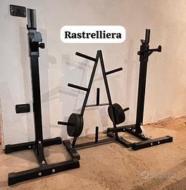 Manubri e dischi palestra