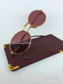 Cartier St. Honore Vintage Gold Occhiali Da Sole