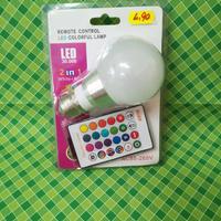 Lampadina a led con telecomando 2 in 1 white/ RGB