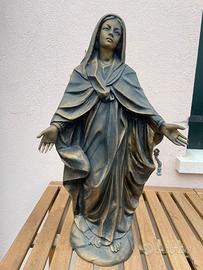 Statua Madonna ottone