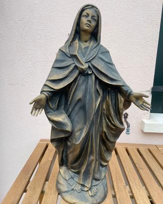 Statua Madonna ottone