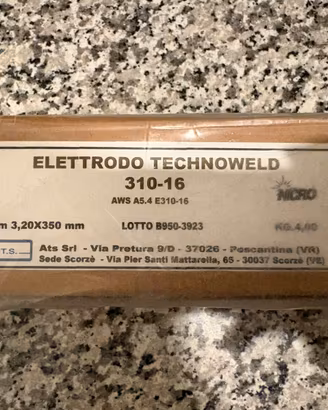 elettrodi per saldatura acciaio inox  technoweld 