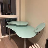 Scrivania in vetro Cattelan Italia