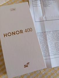 Honor 400 lite 5G 2025 scontrino e garanzia