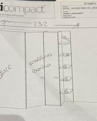 Cabina armadio Moretti compact