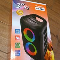 Cassa bluetooth grande con luci sincronizzate 