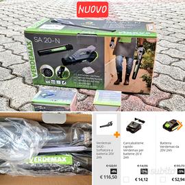 Soffiatore NUOVO Verdemax senza fili a batteria 